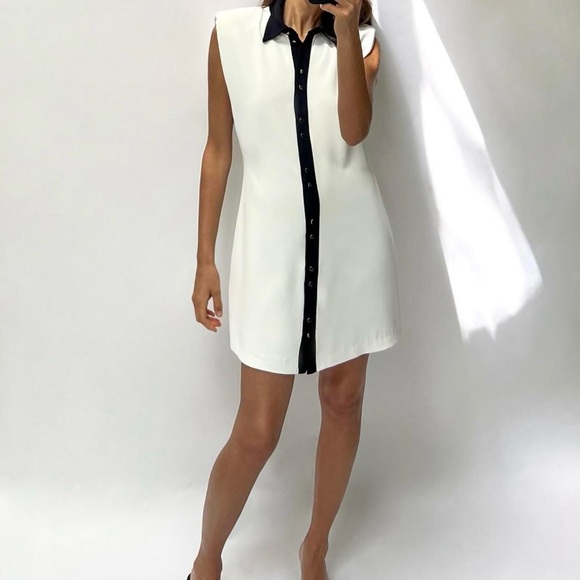 Zara Dresses & Skirts - Size Large | Zara | NWT Contrast Sleeveless Dress